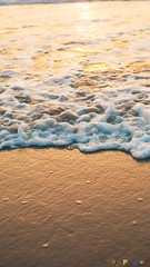Goa Beach Foam Waves Sunset iPhone 5 Wallpaper - 31-12-2014