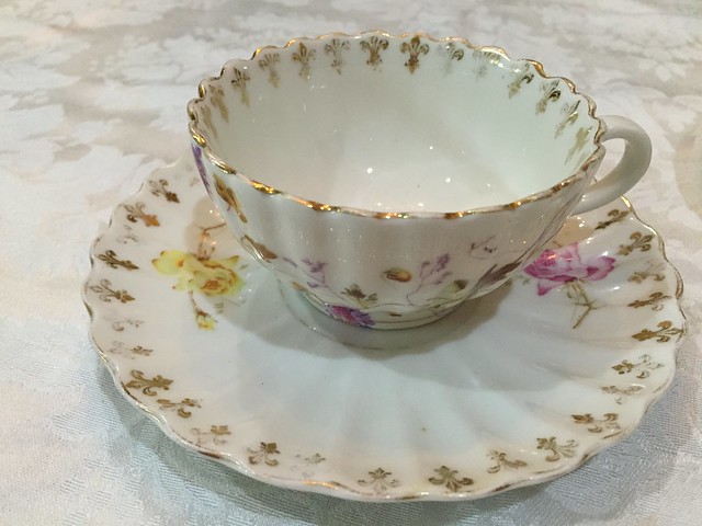 Cup and saucer,  from England