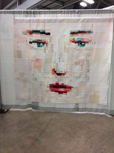 Face #1 by Melissa Averinos, QuiltCon 2015 Judges' Choice