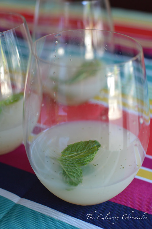 Lychee-Mint Martinis