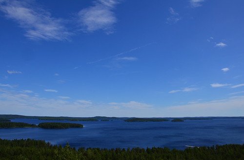 summer lake tower finland sightseeing kesä järvi päijänne