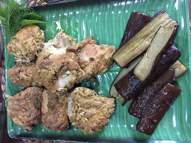 Malu Veloso lunch, chicken and talong