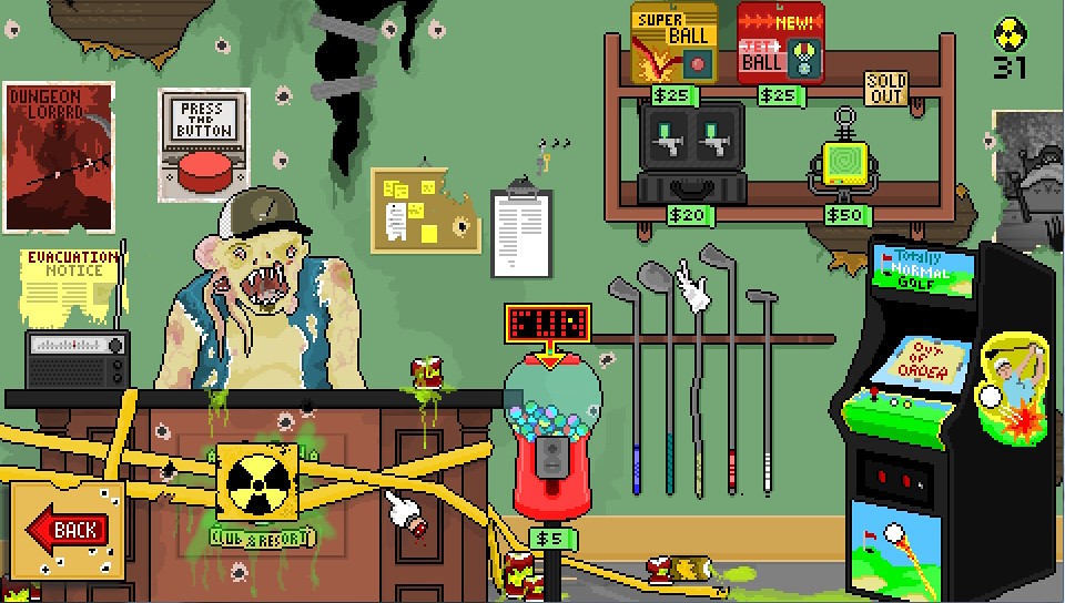 Nuclear Golf para PS4 y PS Vita
