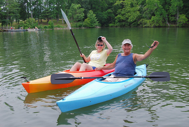 I was able to kayak with my Dad at Claytor Lake State Park