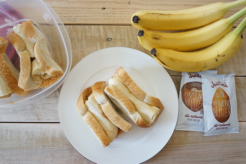 peanut butter banana rollup