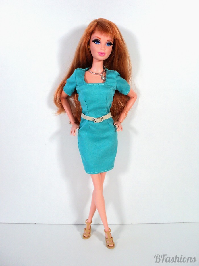 Letnia sukienka dla Barbie