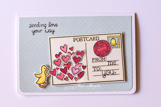 Sending love card