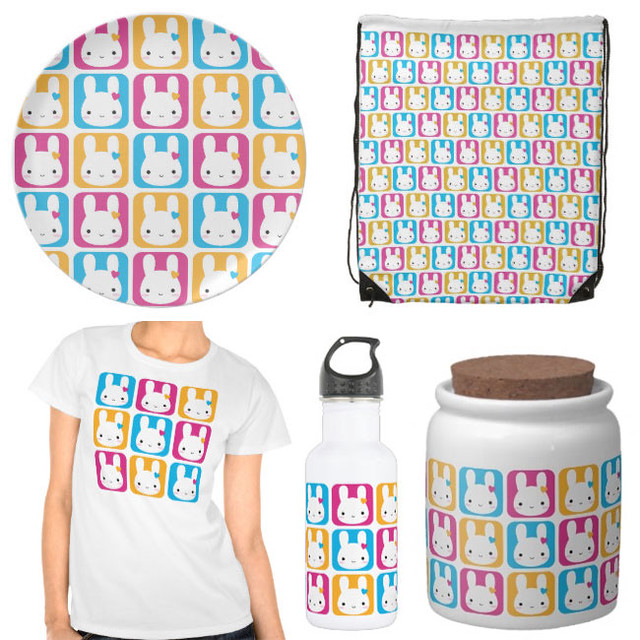 My Bunny Squares products at Zazzle