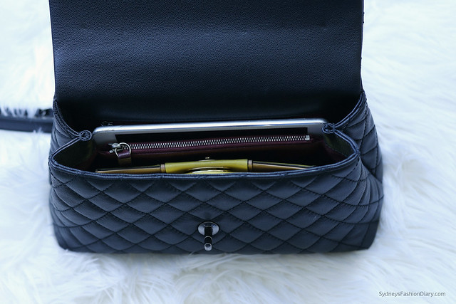 Chanel Mini Coco Handle review: what fits, mod shots. - Happy High Life