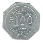 Backward dollar sign on token