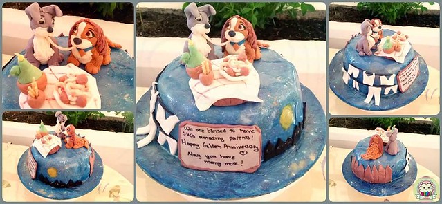 Lady and The Trump in Love Cake by Kate Pikios of Γλυκός Συνδυασμός (Sweet Combo)