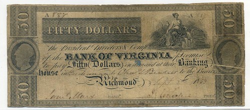 Bank of Virginia 50 dollars