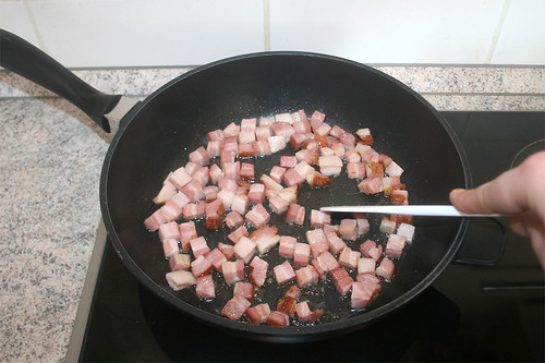30 - Speckwürfel anbraten / Fry bacon dices
