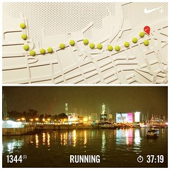 #4sqday run.  – 1344 NikeFuel Running session #nikeplus  自小住在銅鑼灣的我，現在才知道燈籠洲街市的「燈籠洲」就是奇力島，現已成為港島的一部分，現址有香港遊艇會、警官會所及紅隧入口。 #werunhkg