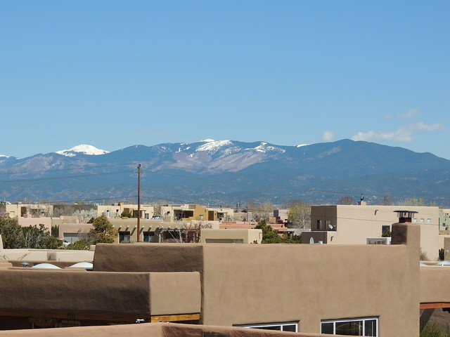 snow-capped mountains