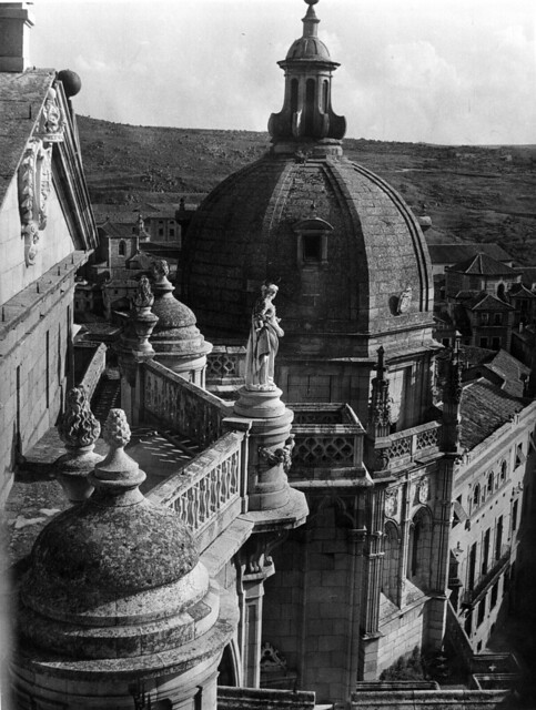 Catedral de Toledo en 1952. Fotografía de Erika Groth-Schmachtenberger © Universitätsbibliothek Augsburg