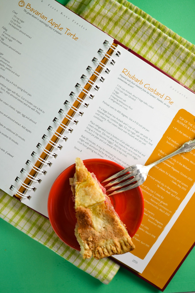 Rhubarb Custard Pie from The Junior League of Madison Cookbook | Things I Made Today