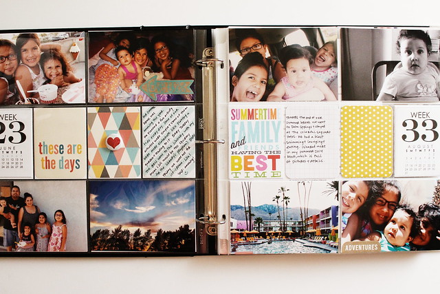 august layouts (pocket memory keeping / project life)