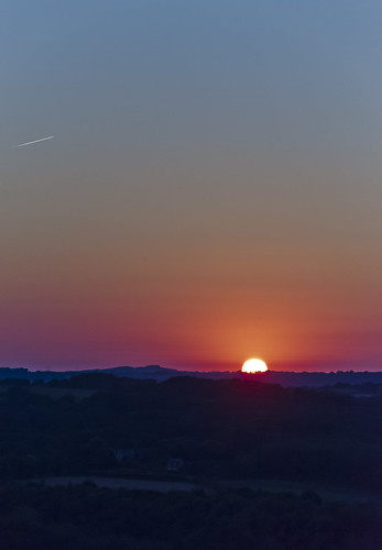 light sunset sun night landscape soleil nikon purple horizon couché d7000 greelow