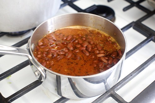 saucy red beans