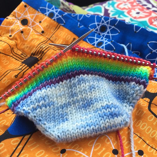 Second Rainbow Sock
