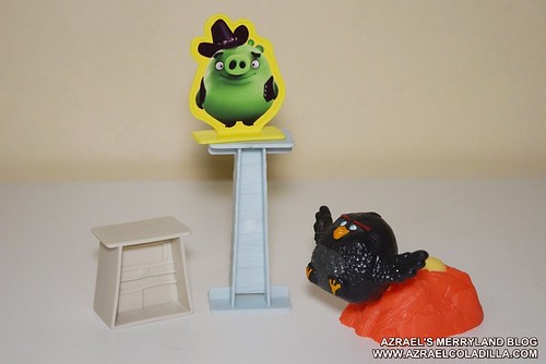 Angry Birds toys at Mcdonalds Happy Meal