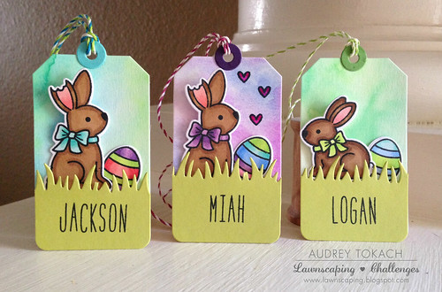 Watercolor Easter Tags