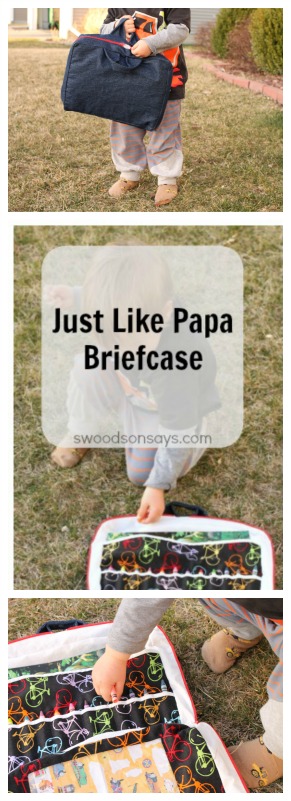 Just Like Papa Briefcase