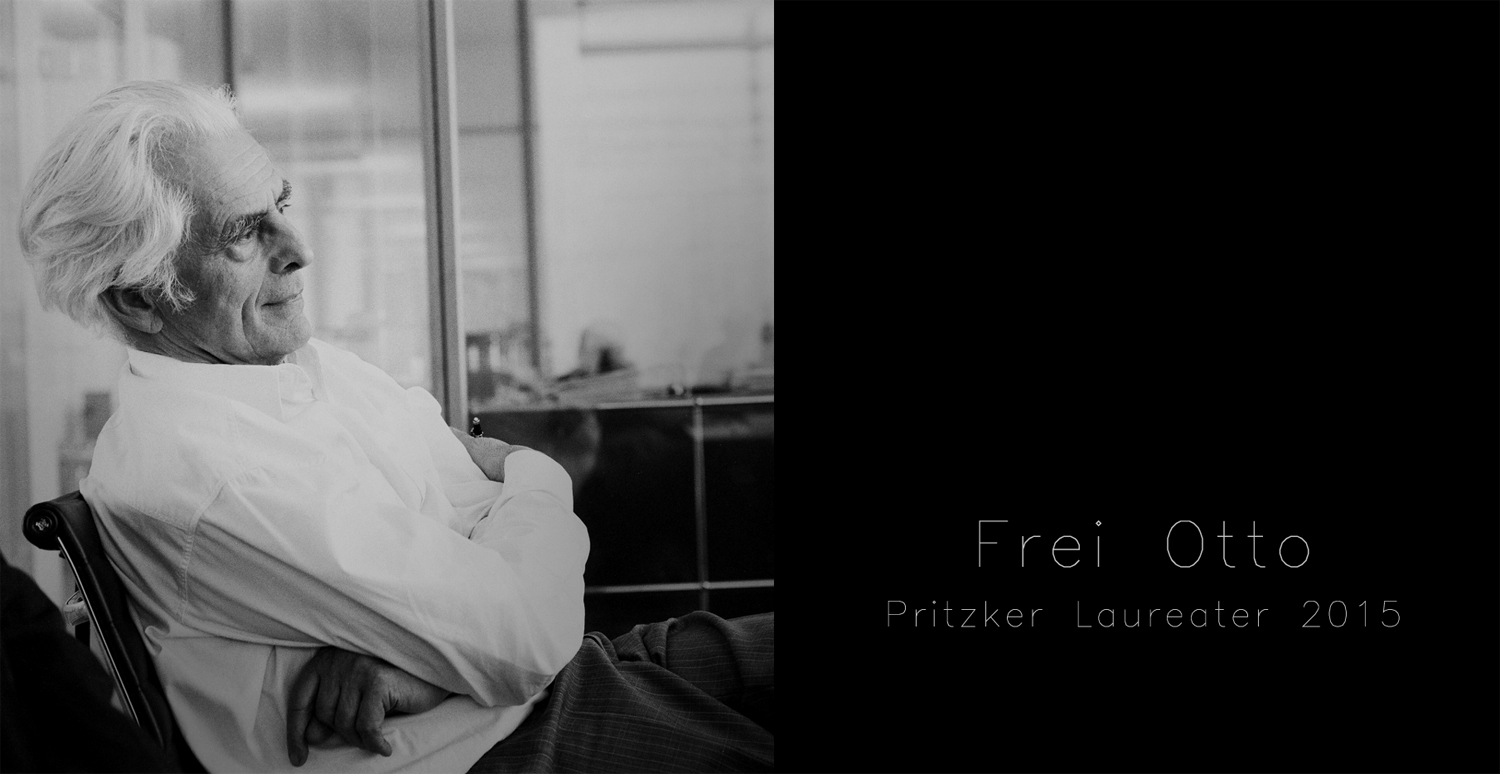 Frei Otto Posthumously Named 2015 Pritzker Laureate