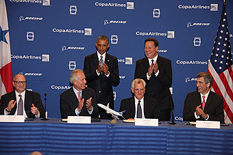 Copa Airlines firma pedido con Boeing B737 MAX Abr 2015 (Boeing)