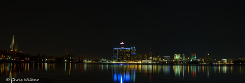 Motor Cities Night Panorama
