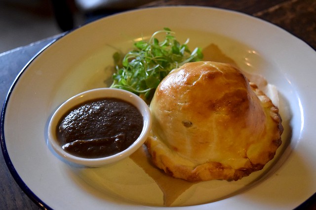 Chicken Pie at The Compasses Inn, Crundale