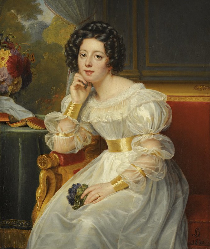 Louis Hersent - Portrait of a young lady (1830)