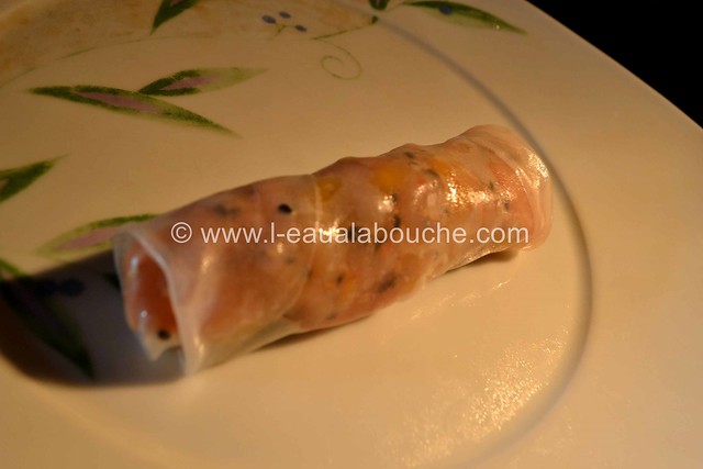 Rouleaux de Printemps ou Nems au Saumon et Crevettes © Ana Luthi