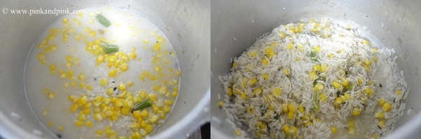 Corn pulao recipe step4