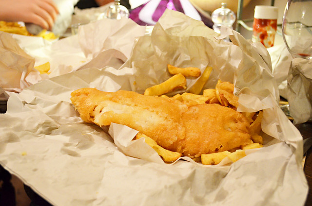 Fish and chips, Manchester