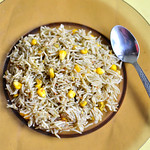 Sweet corn pulao recipe