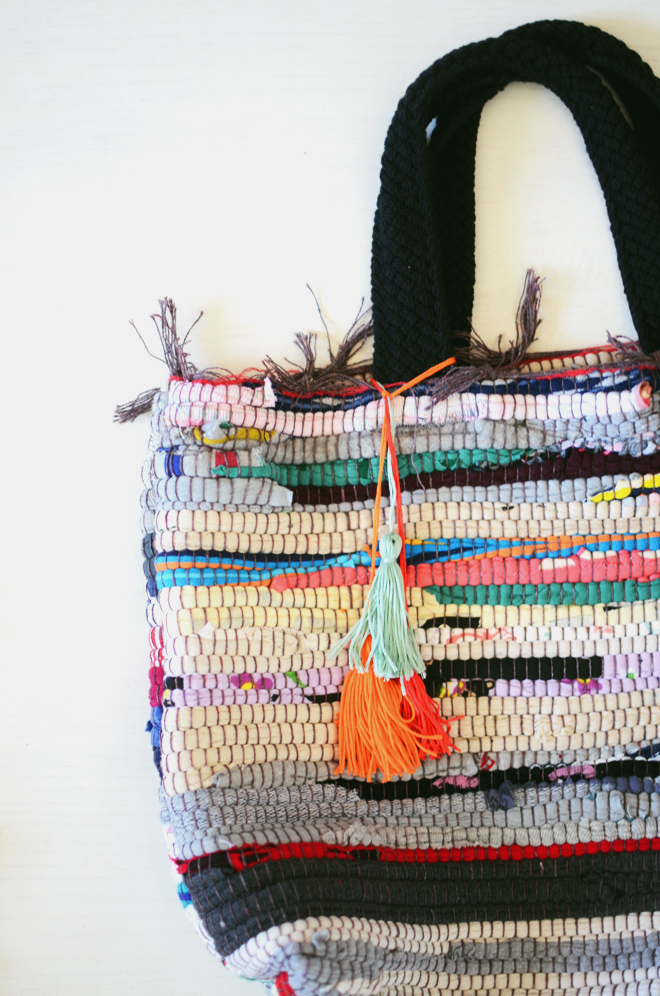 rag rug bag