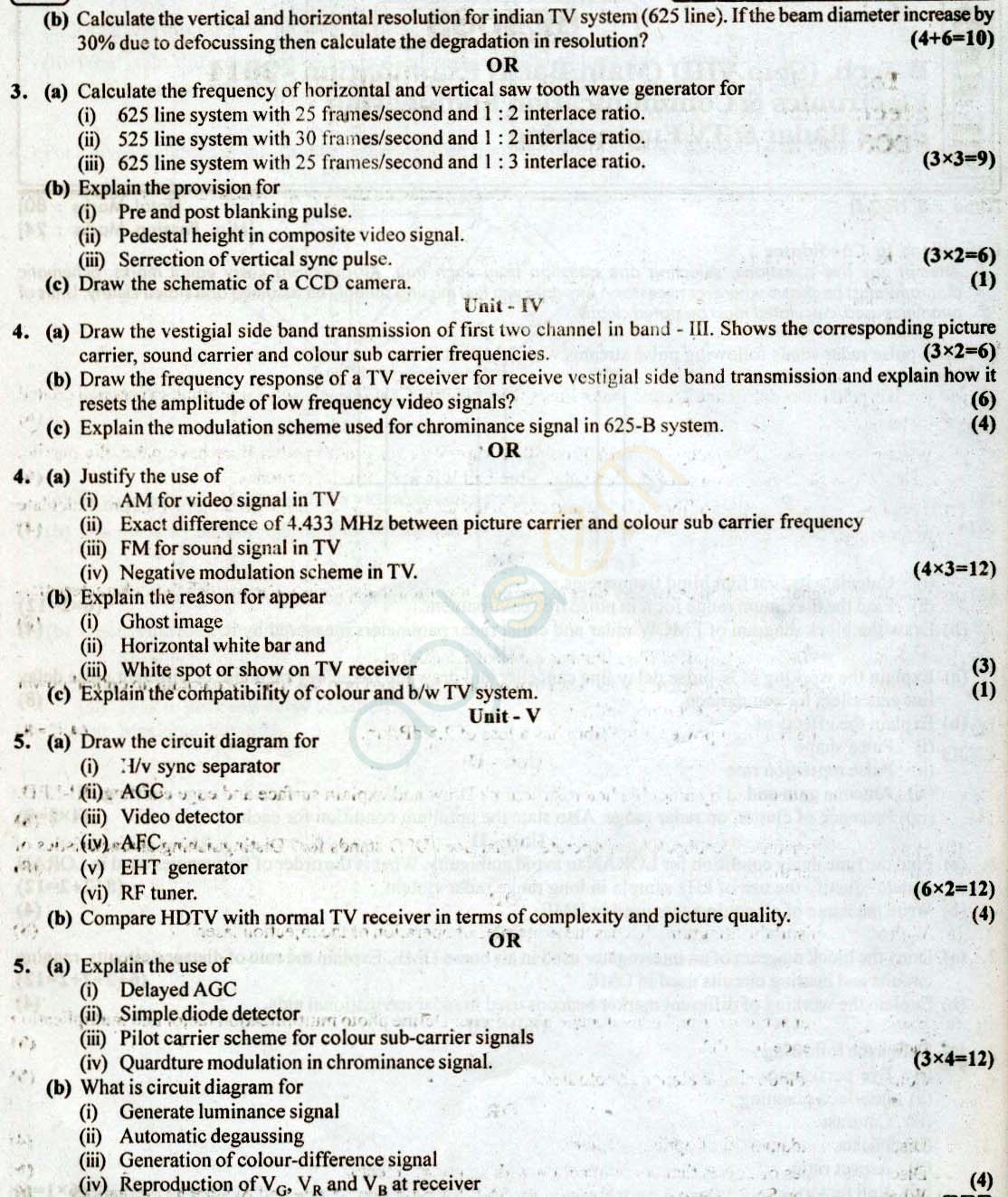 RTU: Question Papers 2014 - 8 Semester - EC - 8E4089