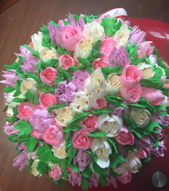 Raquel Aguilar's Flower Cake