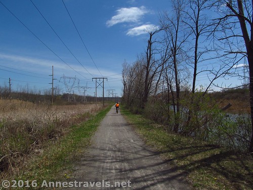 Erie Canal Path between Fairport and Macedon, New York