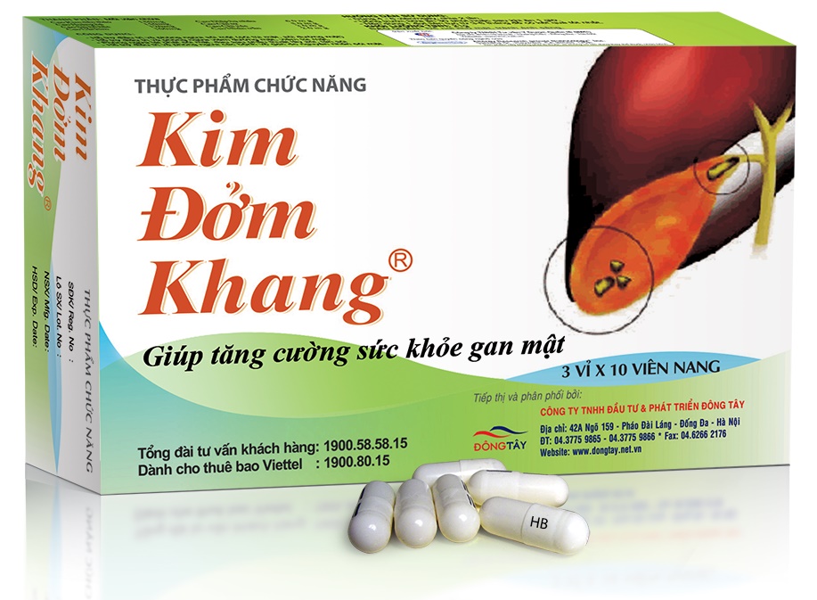 TPCN Kim Đởm Khang giúp hỗ trợ điều trị bệnh sỏi mật