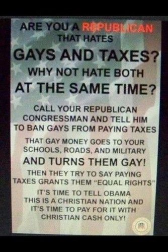 no gay taxes