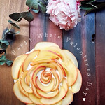 Apple rose white chocolate tofu mousse @ DayDayCook Concept Studio