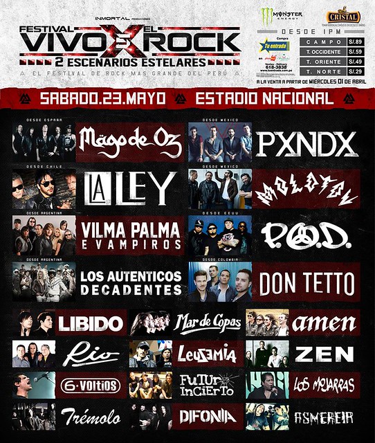 Festival Vivo X El Rock‎ - Estadio Nacional