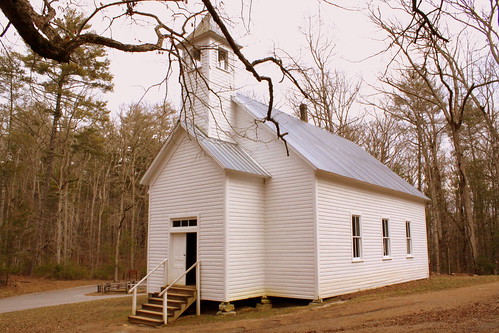 Cades Cove Missionary Baptist Church (Corner View)