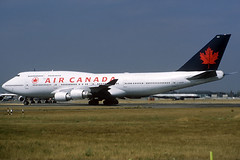 Air Canada B747-433 SCD C-GAGM LHR 12/08/1995