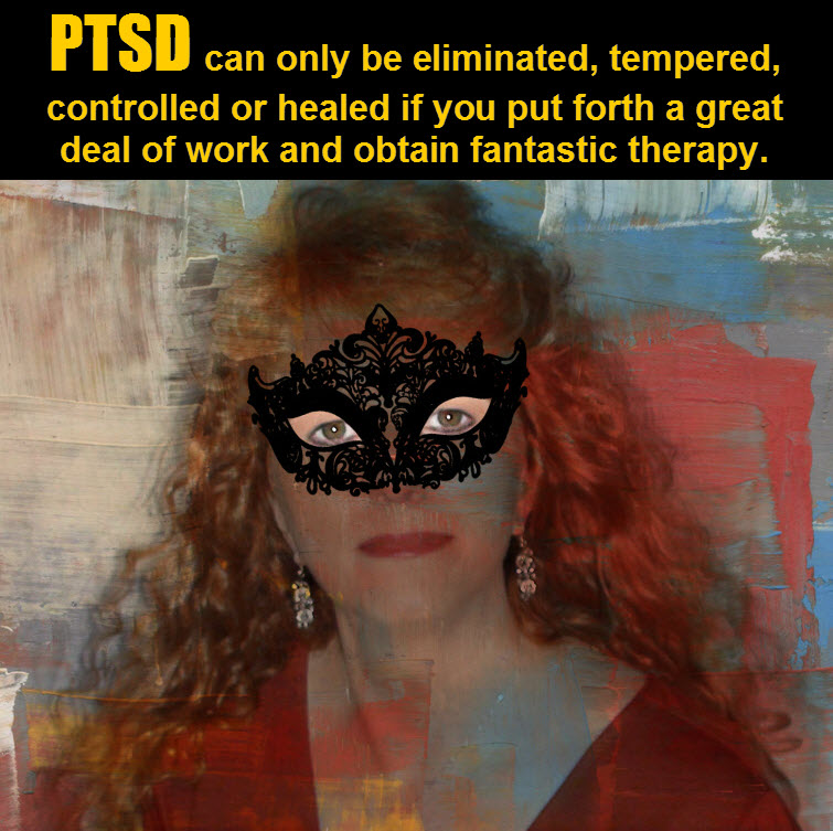 masked redhead Wearing A Mask In The Midst Of PTSD Ignorance 3