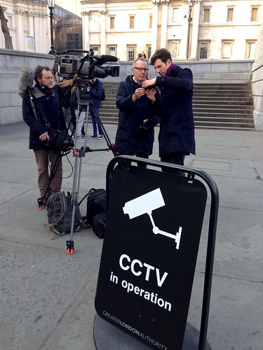 Deutsche Welle filming crew