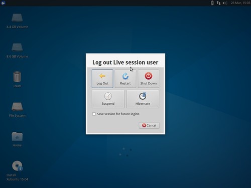 Скриншоты Xubuntu 15.04